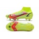 Nike Mercurial Superfly 8 Elite SG-Pro AC Volt Svart Bright Crimson