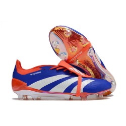 Fotbollsskor Adidas Predator Elite FT FG Blå Vit Röd