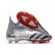 Fotbollsskor adidas Predator Freak + FG Herr Showpiece - Silver Svart Röd