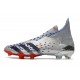 Fotbollsskor adidas Predator Freak + FG Herr Showpiece - Silver Svart Röd