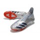 Fotbollsskor adidas Predator Freak + FG Herr Showpiece - Silver Svart Röd