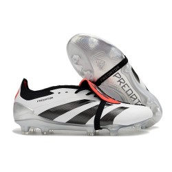 Fotbollsskor Adidas Predator Elite FT FG Vit Svart Röd