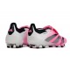 Fotbollsskor Adidas Predator Elite FT FG Rosa Vit Svart