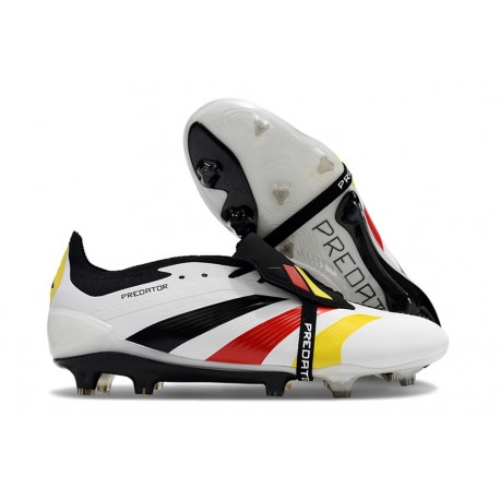 Fotbollsskor Adidas Predator Elite FT FG Vit Svart Röd Gul