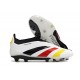 Adidas Predator Elite Laceless FG Vit Svart Röd Gul