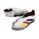 Adidas Predator Elite Laceless FG Vit Svart Röd Gul