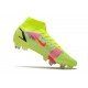 Nike Mercurial Superfly 8 Elite SG-Pro AC Volt Svart Bright Crimson