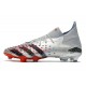 Fotbollsskor Adidas Predator Freak.1 Fg Showpiece - Silver Svart Röd