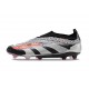 Adidas Predator Elite Laceless FG Svart Silver Röd 