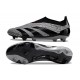 Adidas Predator Elite Laceless FG Svart Grå