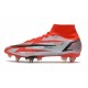 Nike Mercurial Superfly 8 Elite SG-Pro AC CR7 Spark Positivity - Röd Svart Vit Orange