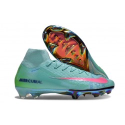 Nike Zoom Mercurial Superfly X Elite FG Cosmic Speed 2 - Turkos Svart Limited Edition