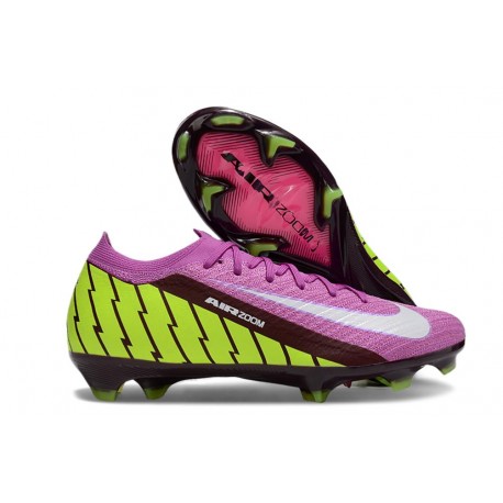 Fotbollsskor Nike Zoom Mercurial Vapor 16 Elite FG Lila Grön Vit