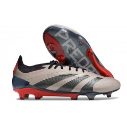 Fotbollsskor Adidas Predator Elite FG Vivid Horizon - Silver Röd Svart
