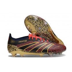 Fotbollsskor Adidas Predator Elite FG Röd Guld Svart
