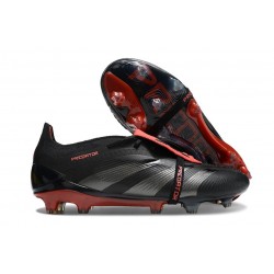 Fotbollsskor Adidas Predator Elite FT Fg Svart Grå Röd