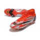 Nike Mercurial Superfly 8 Elite SG-Pro AC CR7 Spark Positivity - Röd Svart Vit Orange