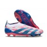 Adidas Predator Elite Laceless FG Reemergence - Vit Blå Rosa