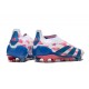 Adidas Predator Elite Laceless FG Reemergence - Vit Blå Rosa