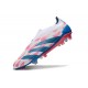 Adidas Predator Elite Laceless FG Reemergence - Vit Blå Rosa