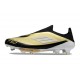 Fotbollsskor adidas F50+ Snörlösa Elite FG Guld Svart Vit