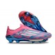 Fotbollsskor adidas F50+ Snörlösa Elite FG Blå Vit Rosa