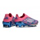 Fotbollsskor adidas F50+ Snörlösa Elite FG Blå Vit Rosa
