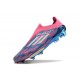 Fotbollsskor adidas F50+ Snörlösa Elite FG Blå Vit Rosa