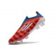 Fotbollsskor adidas F50+ Snörlösa Elite FG Röd Vit Blå