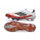 Fotbollsskor adidas F50+ Snörlösa Elite FG X Messi Vit Svart Röd 