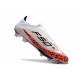 Fotbollsskor adidas F50+ Snörlösa Elite FG X Messi Vit Svart Röd 