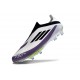 Fotbollsskor adidas F50+ Snörlösa Elite FG X Messi Vit Svart Lila