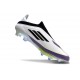 Fotbollsskor adidas F50+ Snörlösa Elite FG X Messi Vit Svart Lila