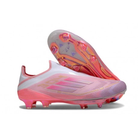 Fotbollsskor adidas F50+ Snörlösa Elite FG Rosa