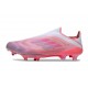 Fotbollsskor adidas F50+ Snörlösa Elite FG Rosa