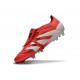 adidas Predator Elite Fold Over Tongue FG fotbollsskor Röd Vit Svart