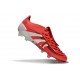 adidas Predator Elite Fold Over Tongue FG fotbollsskor Röd Vit Svart