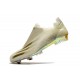 Fotbollsskor för Herrar adidas X Ghosted + FG Inflight - Vit Guld Svart