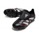 adidas Predator Elite Fold Over Tongue FG fotbollsskor Svart Grå Röd 