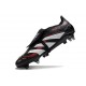 adidas Predator Elite Fold Over Tongue FG fotbollsskor Svart Grå Röd 