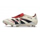 adidas Predator Elite Fold Over Tongue FG fotbollsskor Beige Svart Röd