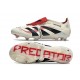 adidas Predator Elite Fold Over Tongue FG fotbollsskor Beige Svart Röd