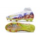 Nike Air Zoom Mercurial Superfly 10 Elite FG Vit Gul Lila Röd