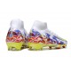 Nike Air Zoom Mercurial Superfly 10 Elite FG Vit Gul Lila Röd