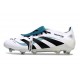 adidas Predator Elite Fold Over Tongue FG fotbollsskor Vit Svart Cyan