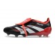 adidas Predator Elite Fold Over Tongue FG fotbollsskor Svart Vit Röd 