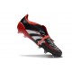adidas Predator Elite Fold Over Tongue FG fotbollsskor Svart Vit Röd 