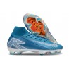 Nike Air Zoom Mercurial Superfly 10 Elite FG Blå Vit Nike Air Zoom Mercurial Superfly 10 Elite FG Blå Vit