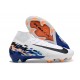 Nike Air Zoom Mercurial Superfly 10 Elite FG Vit Blå Svart