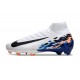 Nike Air Zoom Mercurial Superfly 10 Elite FG Vit Blå Svart